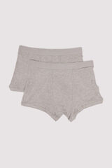 Springfield Pakovanje od 2 para basic bokserica Siva