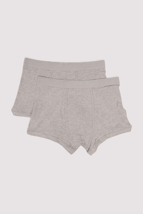 Springfield Pakovanje od 2 para basic bokserica Siva