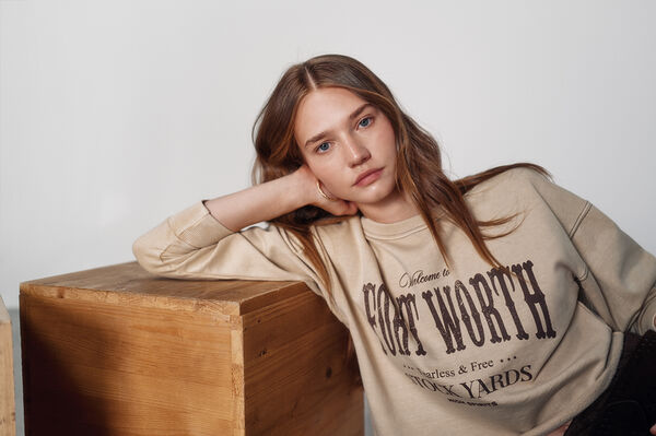 High Spirits Majica dugih rukava Smeđa