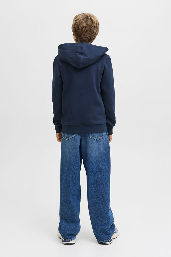 Jack & Jones Junior Zip-up sweatshirt blue