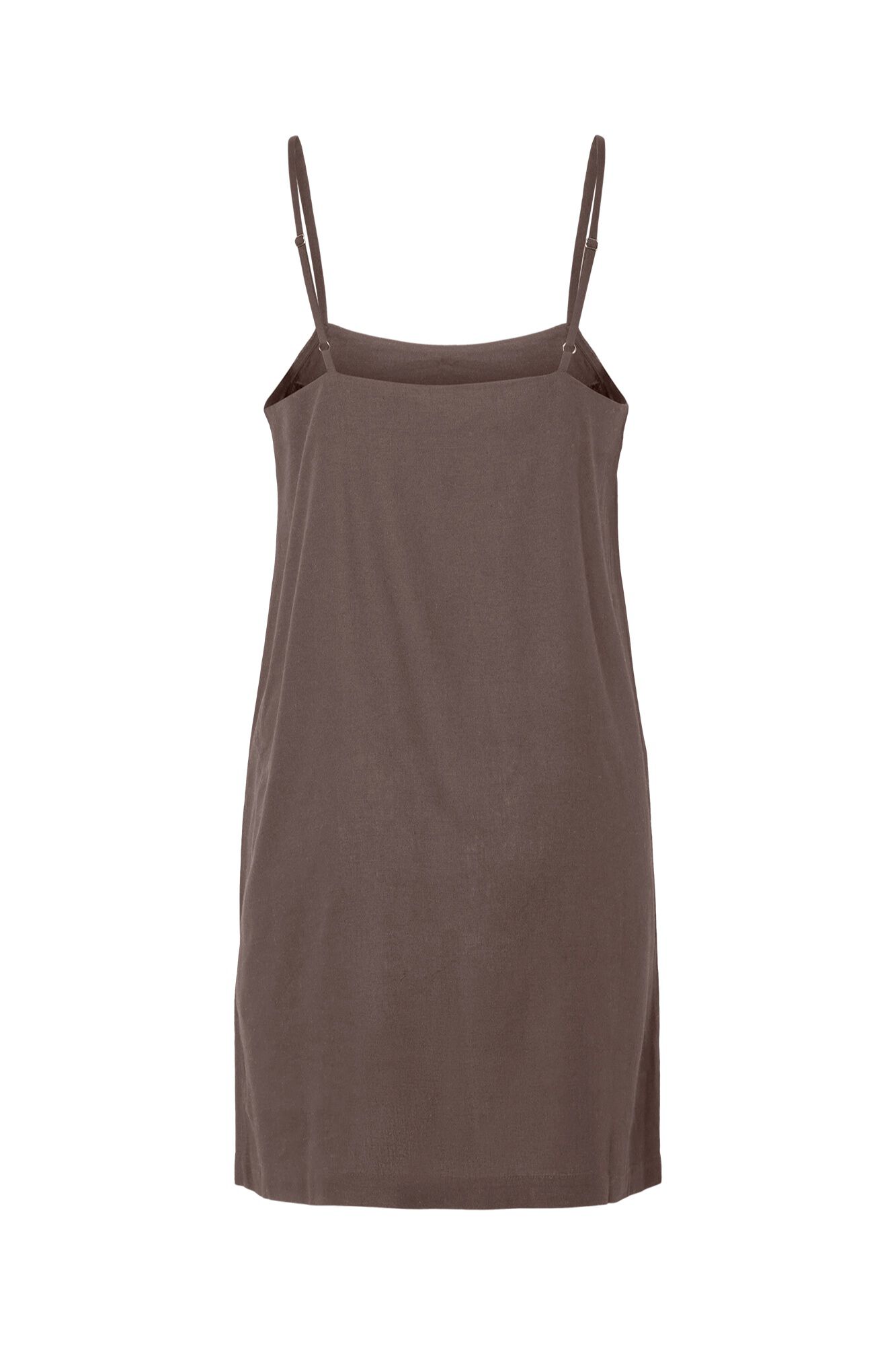 Pieces Vestido corto de lino con tirantes