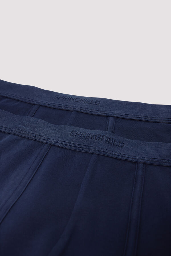 Springfield Pakovanje od 2 para basic bokserica Plava