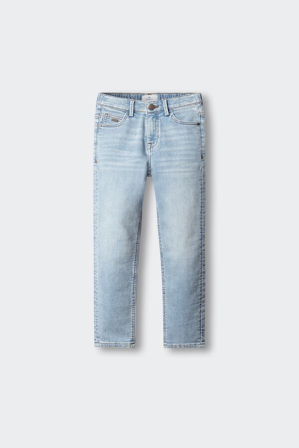 Springfield Kids Pantal&oacute;n denim knit ni&ntilde;o azul