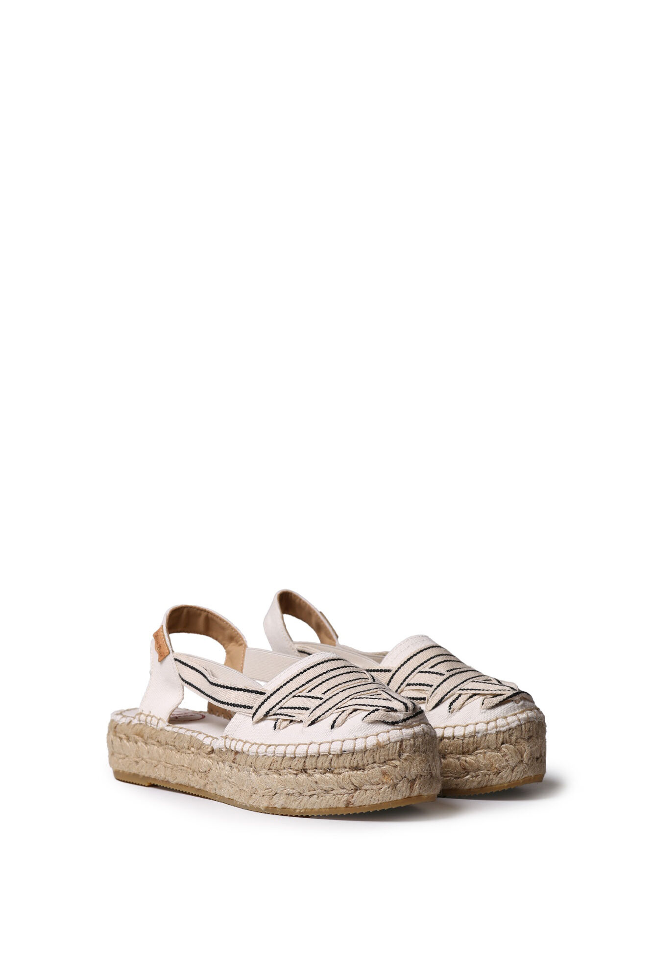 Toni Pons Alpercata rasa com tiras cruzadas