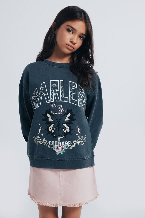 Springfield Kids Suknja sa resama za devojčice Roze