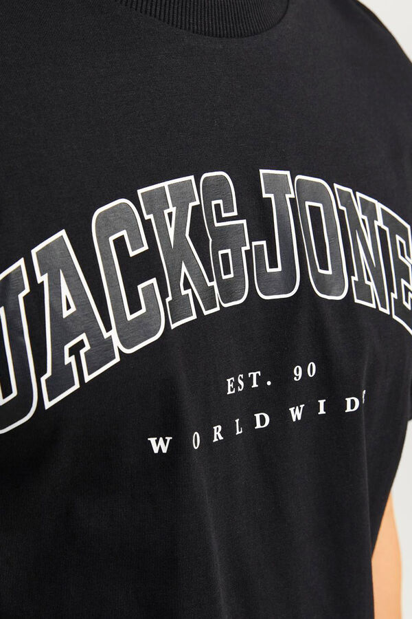 Jack & Jones Laza szab&aacute;s&uacute; p&oacute;l&oacute; fekete
