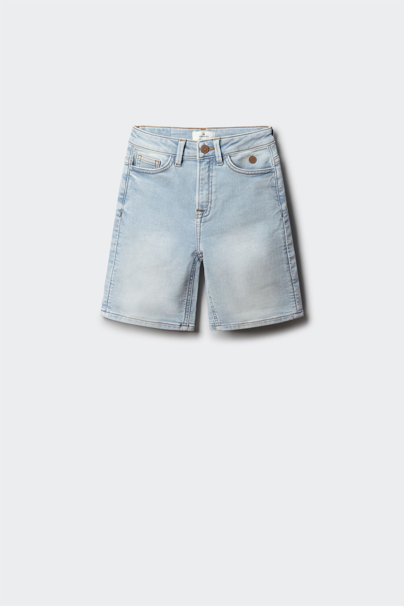 Springfield Kids Bermuda jeans slim knit para menino