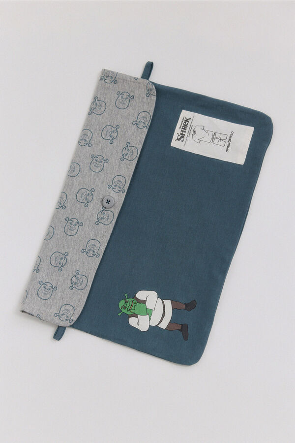 Springfield Pijama curto Sherk azul