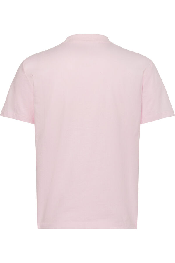 CK Jeans T-Shirt mit normaler Passform rosa