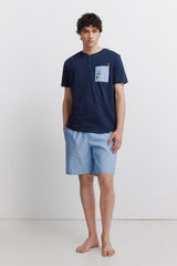 Springfield Pijama corto Looney Tunes azul