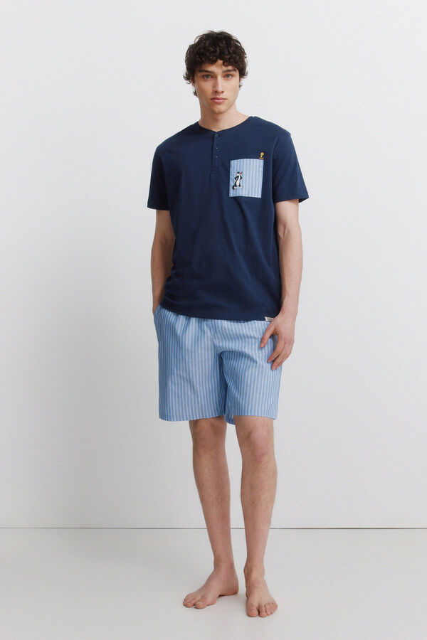 Springfield Pijama corto Looney Tunes azul