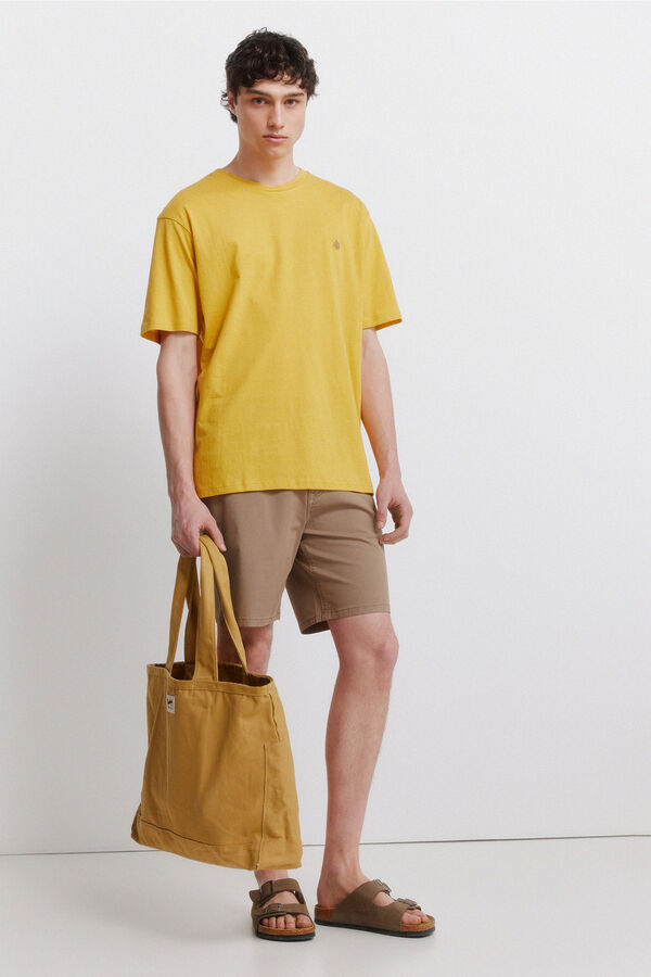 Springfield Tamna majica sa printom Žuta