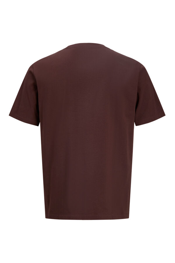 Jack & Jones Camiseta b&aacute;sica estampado frontal rojo