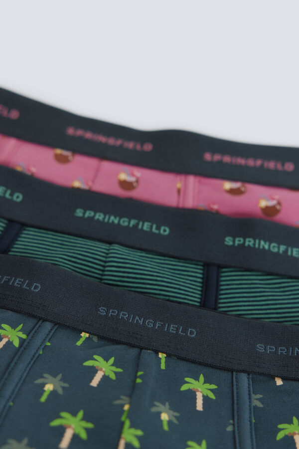 Springfield Pakovanje od 3 para bokserica  Roze