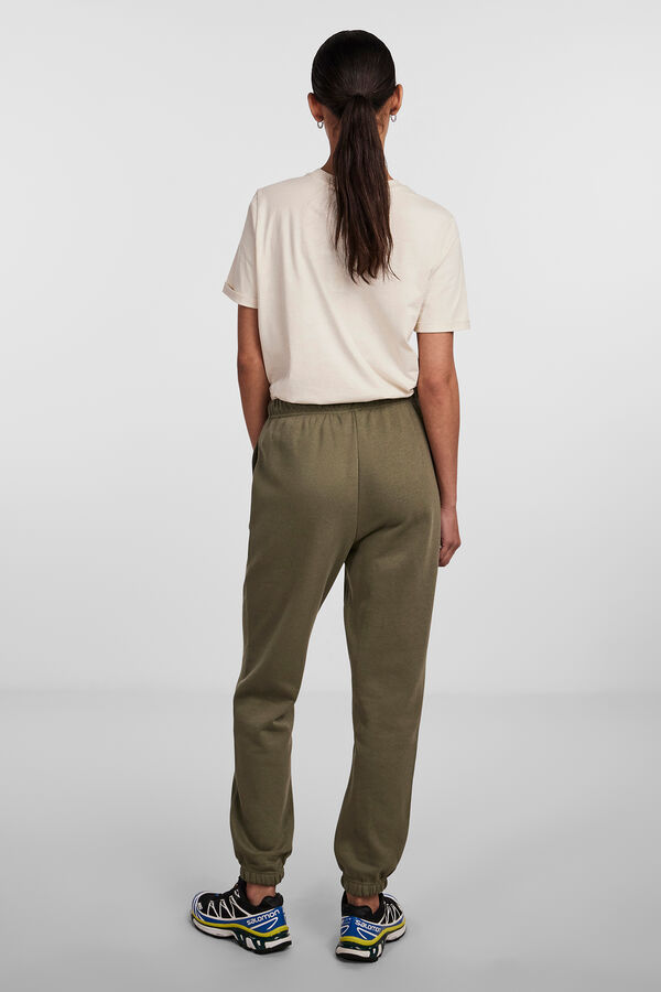 Pieces Pantal&oacute;n jogger pu&ntilde;o verde