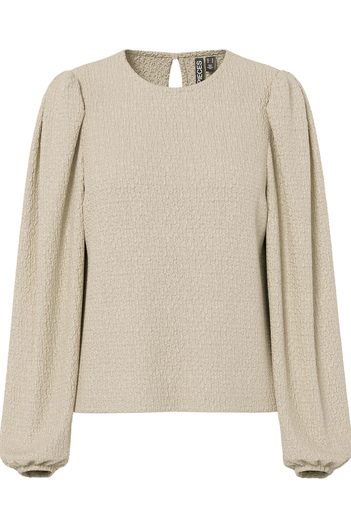 Pieces Top textura fruncido pu&ntilde;os