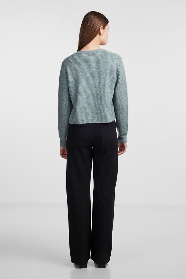 Casaco de malha cor block | Camisolas de mulher | WomenSecret