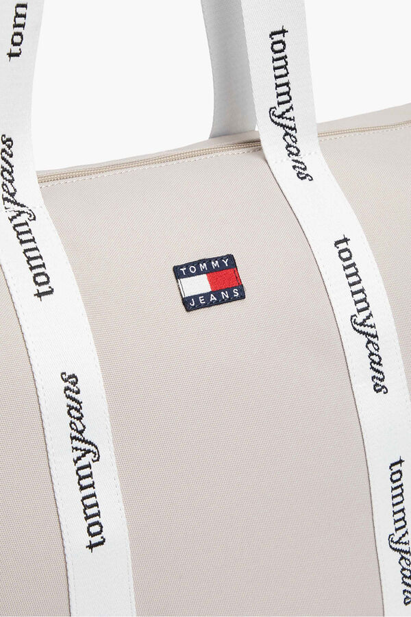 Tommy Jeans Bolso tote marfil