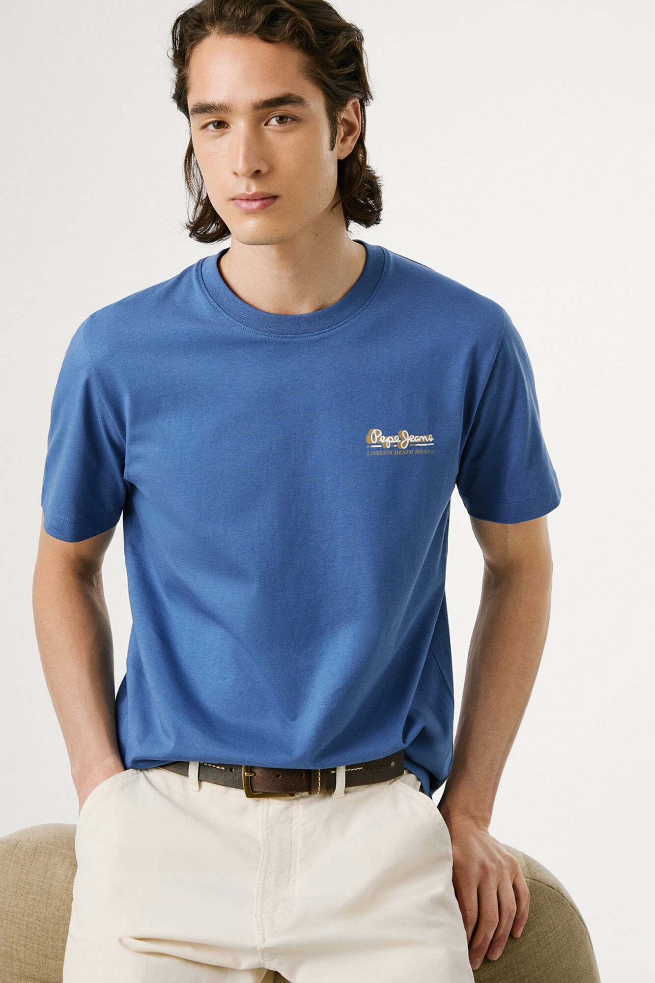 Pepe Jeans Camiseta Logo Estampado Fit Regular