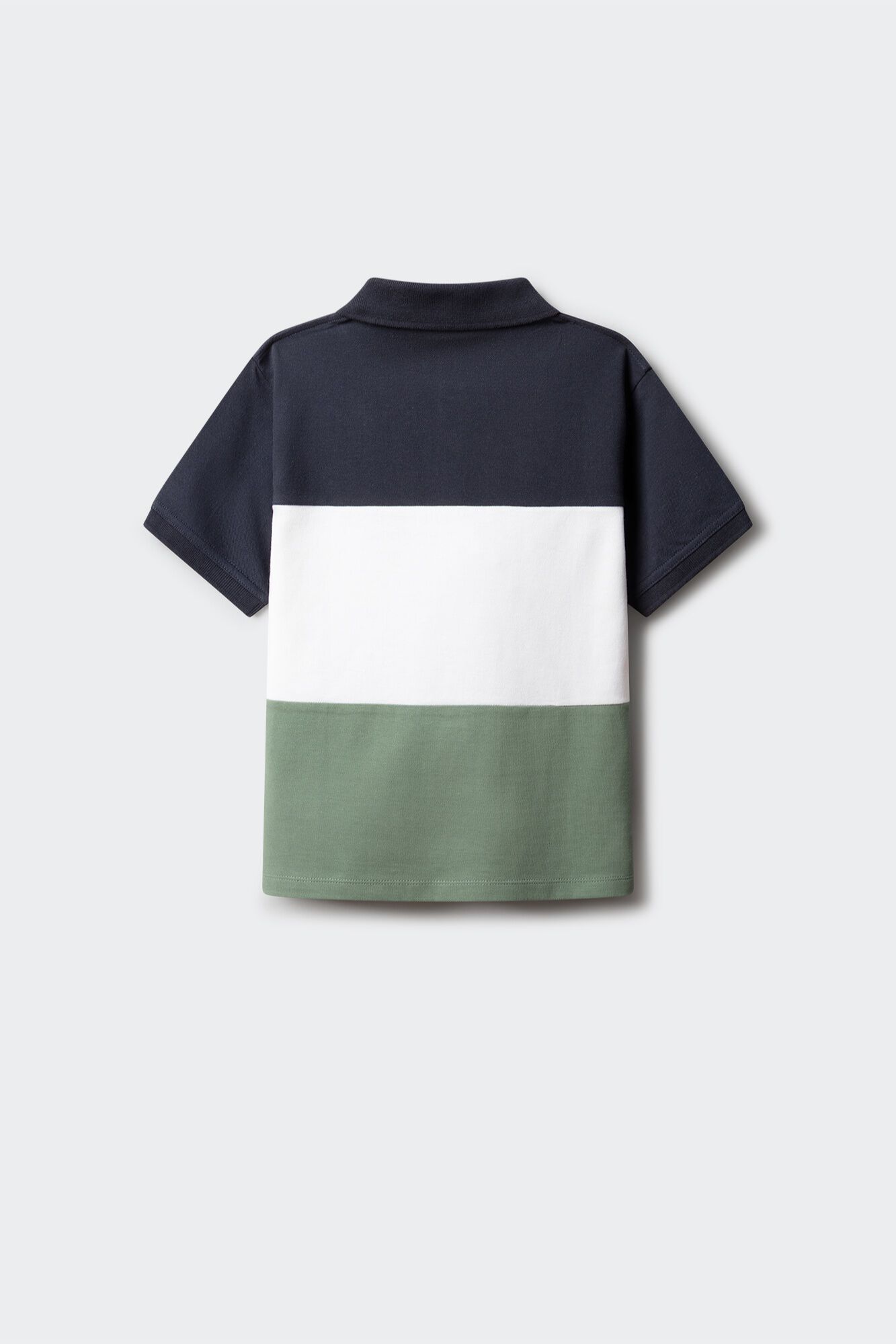 Springfield Kids Polo majica od oksford tkanine sa krojenim i &scaron;ivenim detaljima za dečake