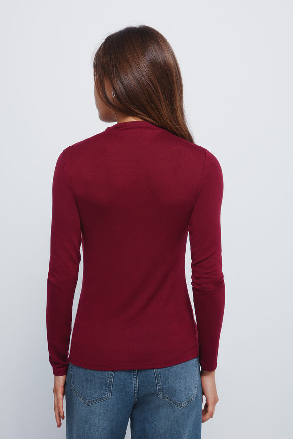 Springfield Majica sa mekim dodirom i Perkins kragna Bordo