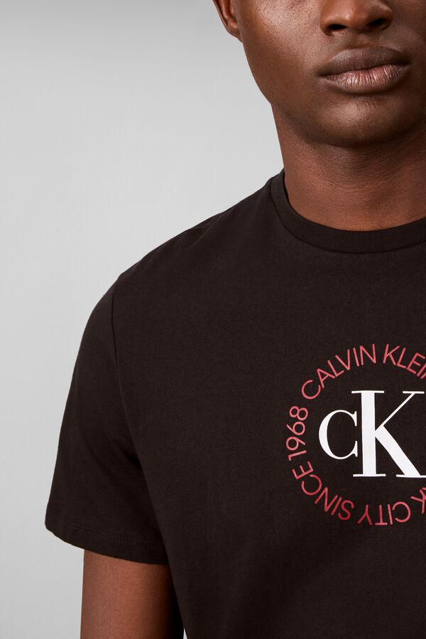 CK Jeans Camiseta easy fit negro