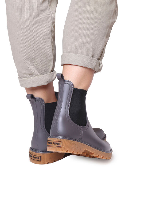 Springfield Women's rain boot in grey  siva