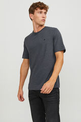 Jack & Jones Camiseta b&aacute;sica regular fit gris