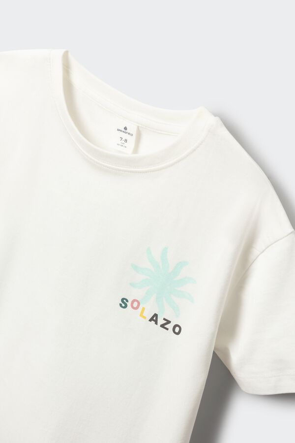 Springfield Kids Majica kratkih rukava za dečake SOLAZO Bež