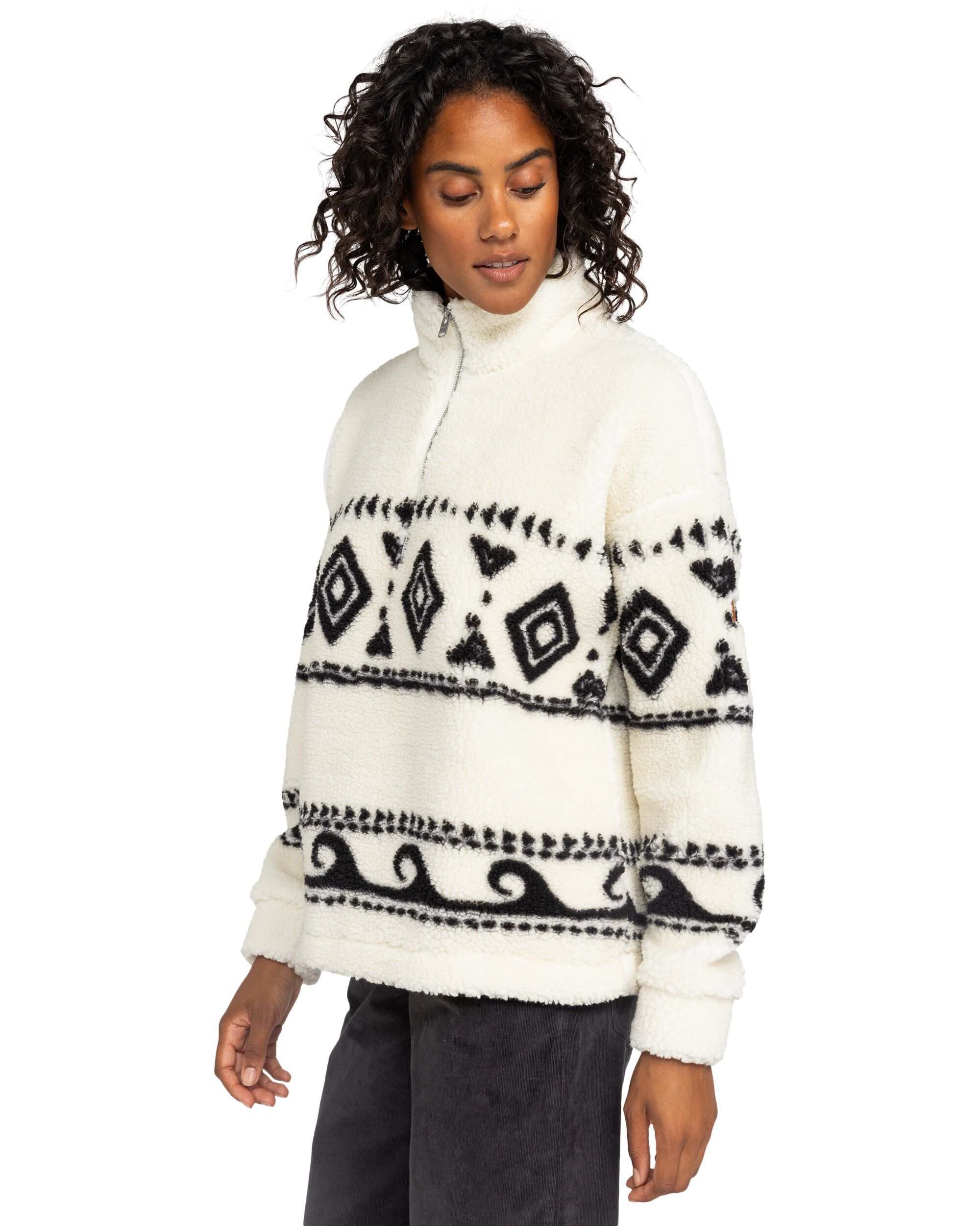 Roxy Polar con media cremallera para Mujer