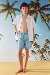 Springfield Kids Dečiji kupaći kostim sa rakovima Plava