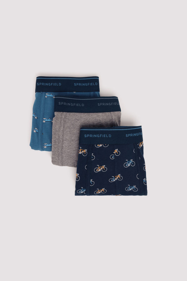 Springfield Pakovanje od 3 para bokserica sa vozilima Plava