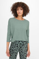 Only Flowy stockings sleeve T-shirt  green