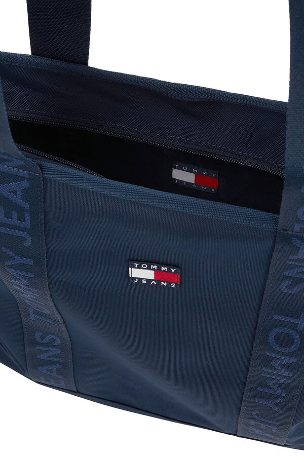 Tommy Jeans Bolso de mujer estilo tote en color azul marino de Tommy Jeans. azul