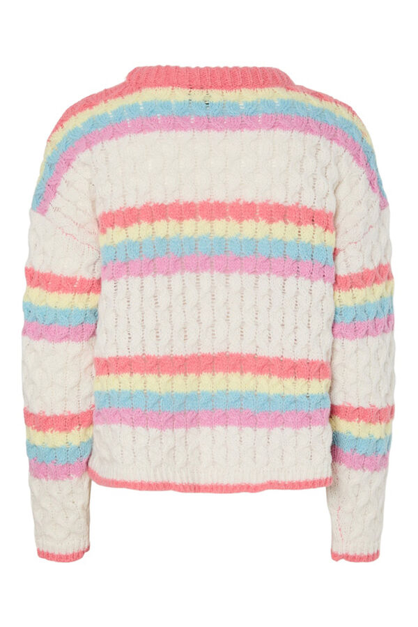 Pieces Jersey Punto blanco