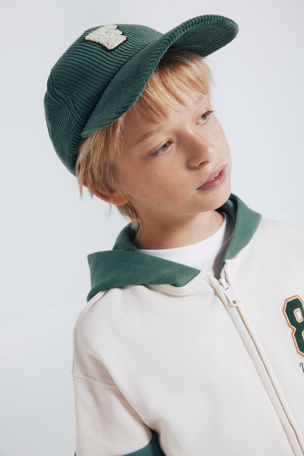 Springfield Kids Gorra azul ni&ntilde;o verde