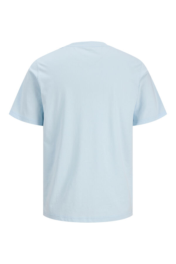 Jack & Jones T-shirt b&aacute;sica manga curta azul
