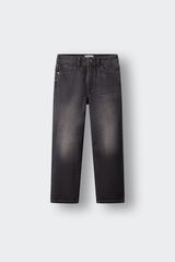 Springfield Kids Dečije regular teksas pantalone Crna
