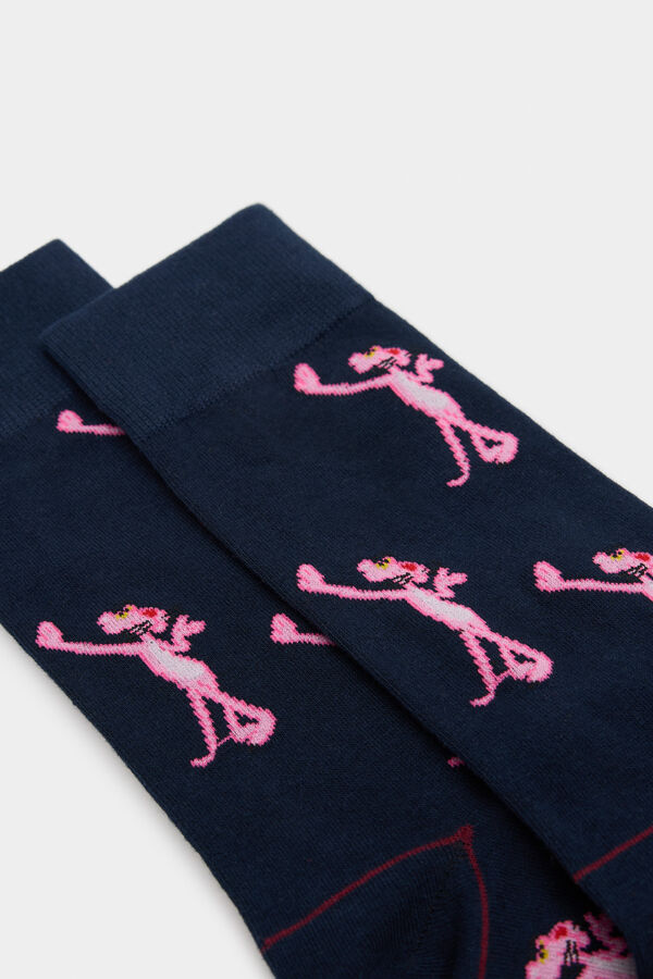 Springfield Pink Panther Knee High Socks blue
