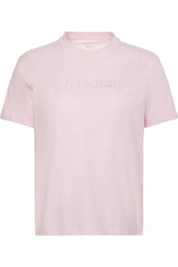 CK Jeans T-Shirt mit normaler Passform rosa