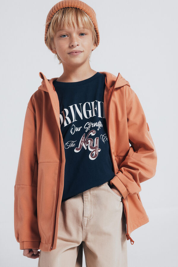 Springfield Kids Boys' softshell jacket Narandžasta