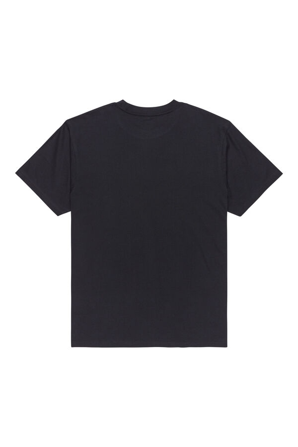 Quiksilver Linha Tipo - Camiseta para homem manga curta preto