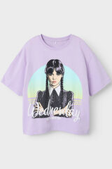 Name it Camiseta da menina da quarta-feira rosa