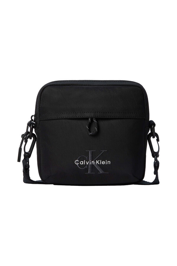 CK Jeans Bandolera de nylon negro