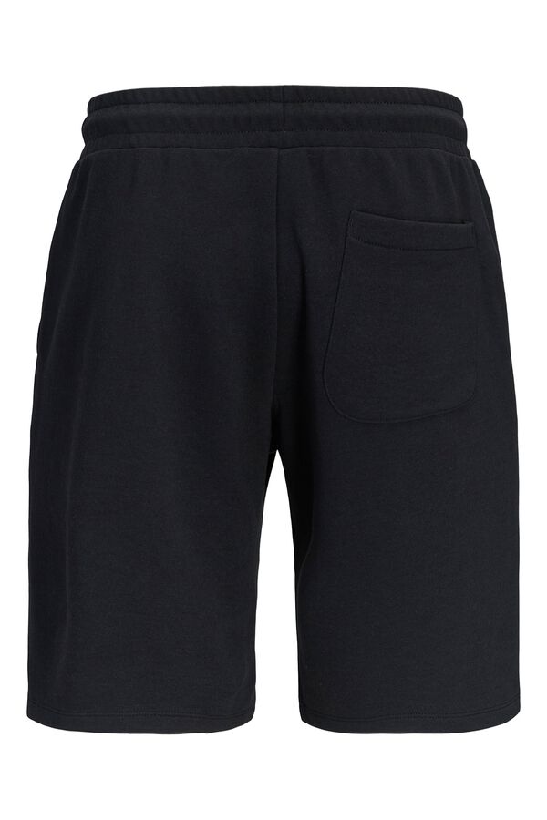 Jack & Jones Bermuda felpa regular fit negro