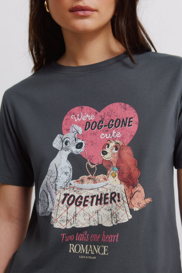 Springfield Majica kratkih rukava sa dezenom Siva