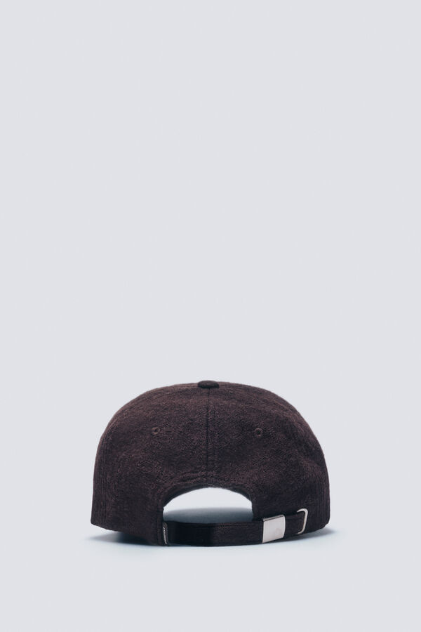 Springfield Gorra beisbolera lanera marr&oacute;n tostado