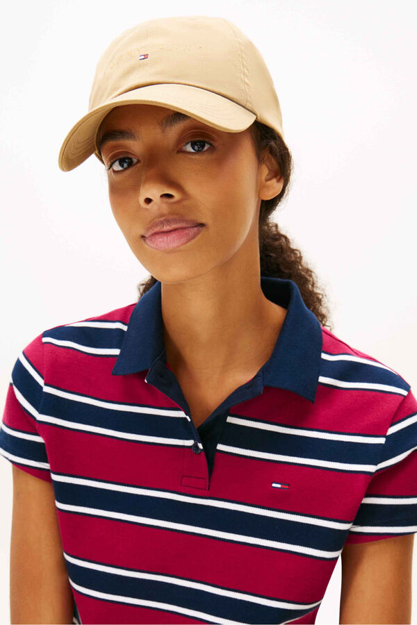 Tommy Jeans Gorra Tommy Jeans con logotipo frontal beige