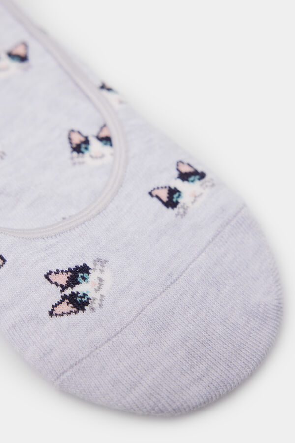 Springfield Invisible sock cats grey