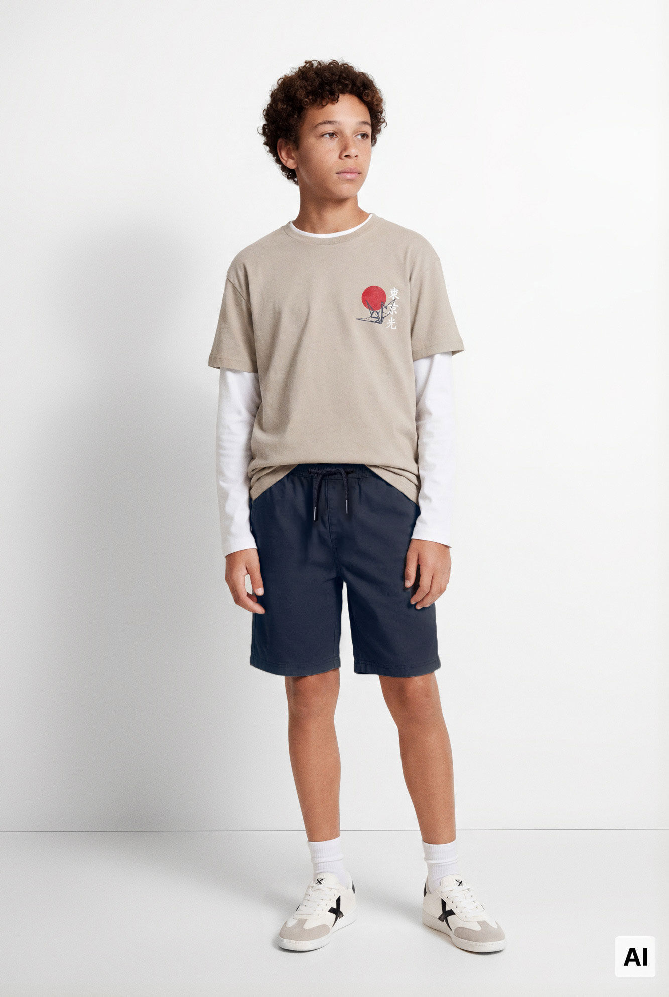 Springfield Kids Bermuda popelina crian&ccedil;a
